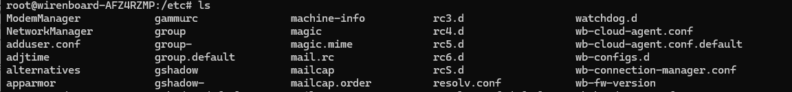 На изображении представлен вывод команды , отображающий файлы и папки в директории на системе Linux. (Captioned by AI)